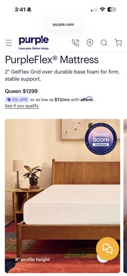 Queen Purple Purpleflex mattress