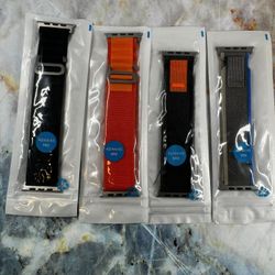 4 pack bands for apple watch 49mm trail loop