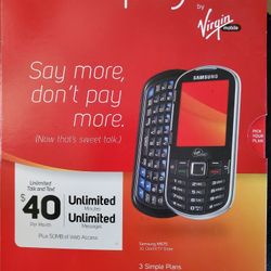 Samsung Keyboard PrePaid Phone