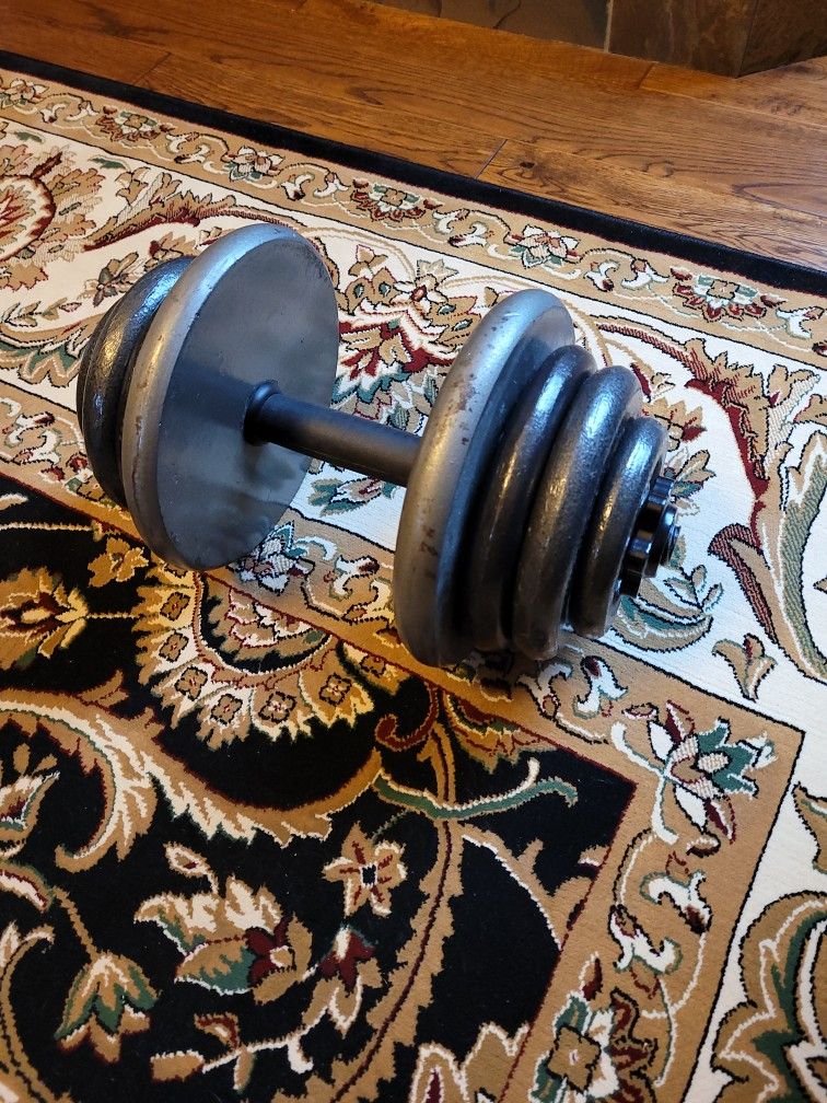 Dumbbell Adjustable Wait 50 Lb Max