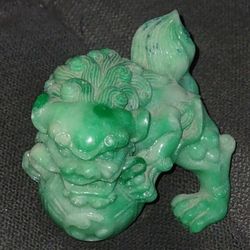 Jade Fu Dog Figurine $12