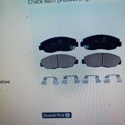 D465A Front Ceramic Brake Pads