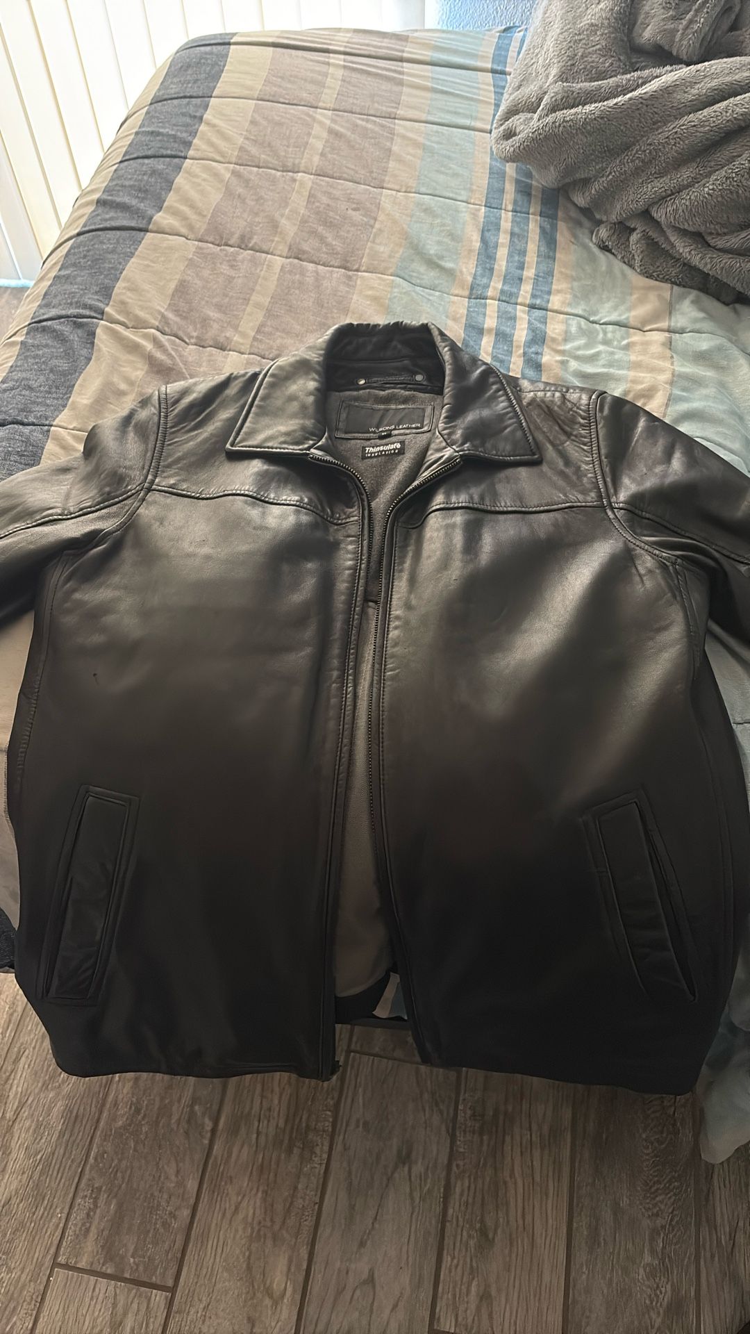 Men’s Black Leather Jacket