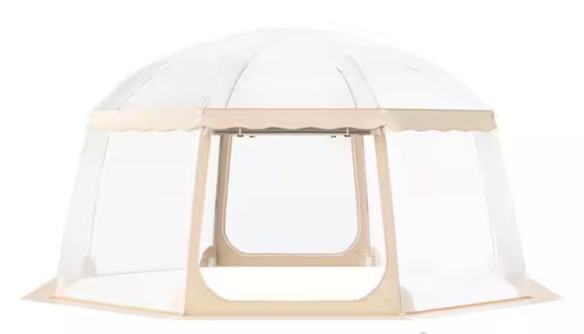 VEVOR Sports Tent,12-15 People, Instant Pop-Up Tent Shelter Weatherproof Pod, Bubble Clear View Tent, Climate Canopy Shelter