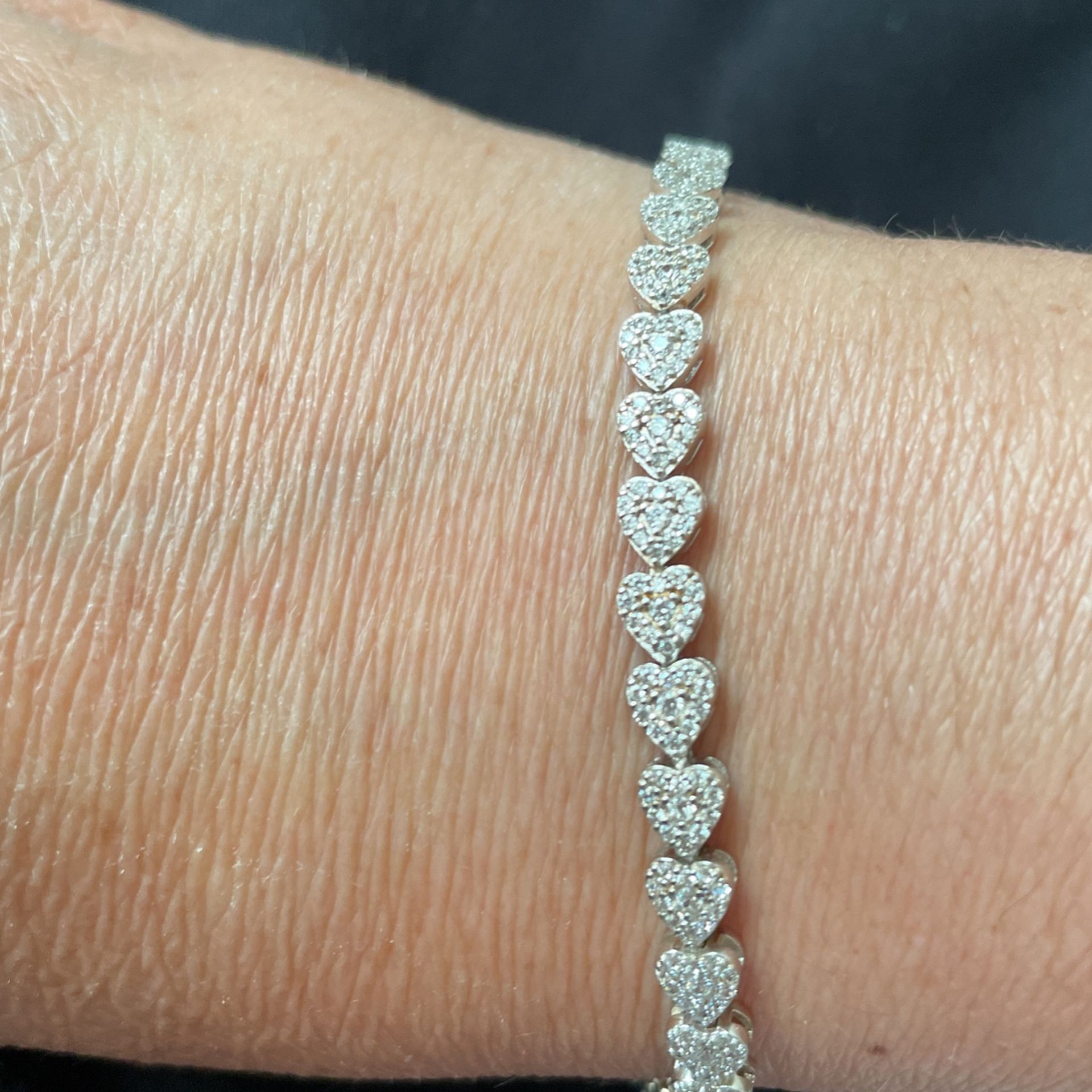 Sterling silver Diamonique bracelet