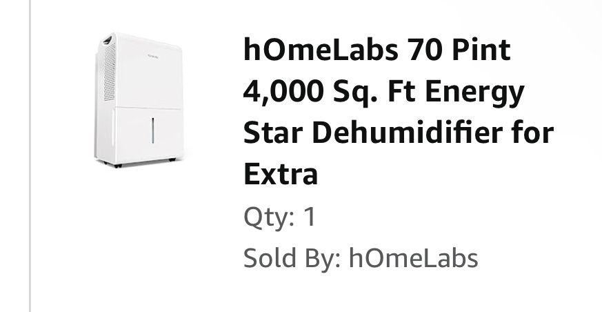 Dehumidifier- Home