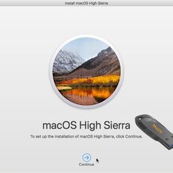 High Sierra OS X USB 