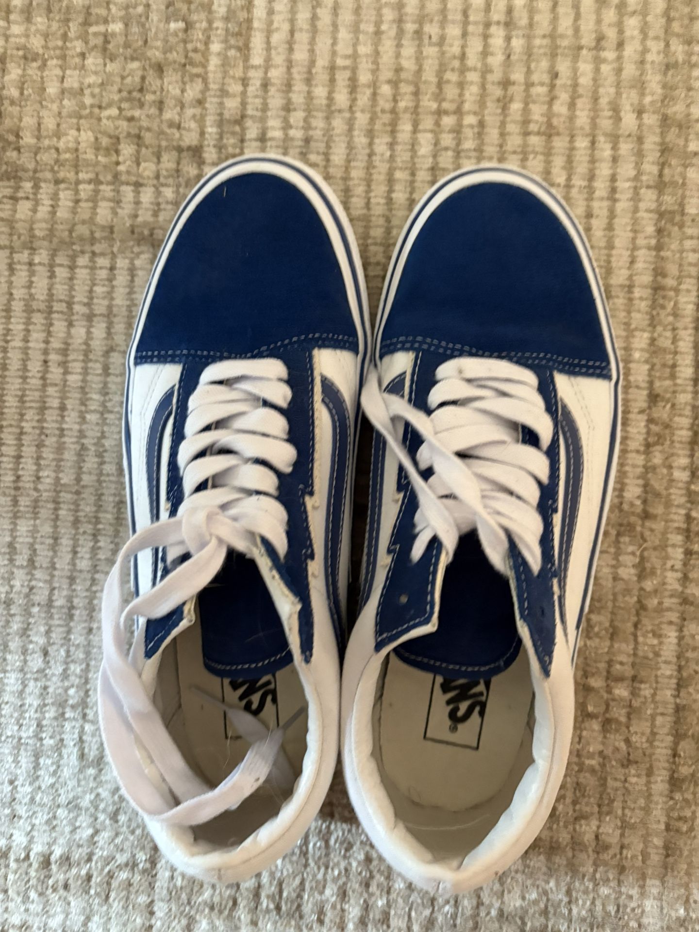 Vans Old School Blue Lightning Bolt