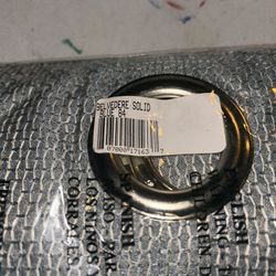 Valeron Belvedere Solid Blue Embroidered Grommet