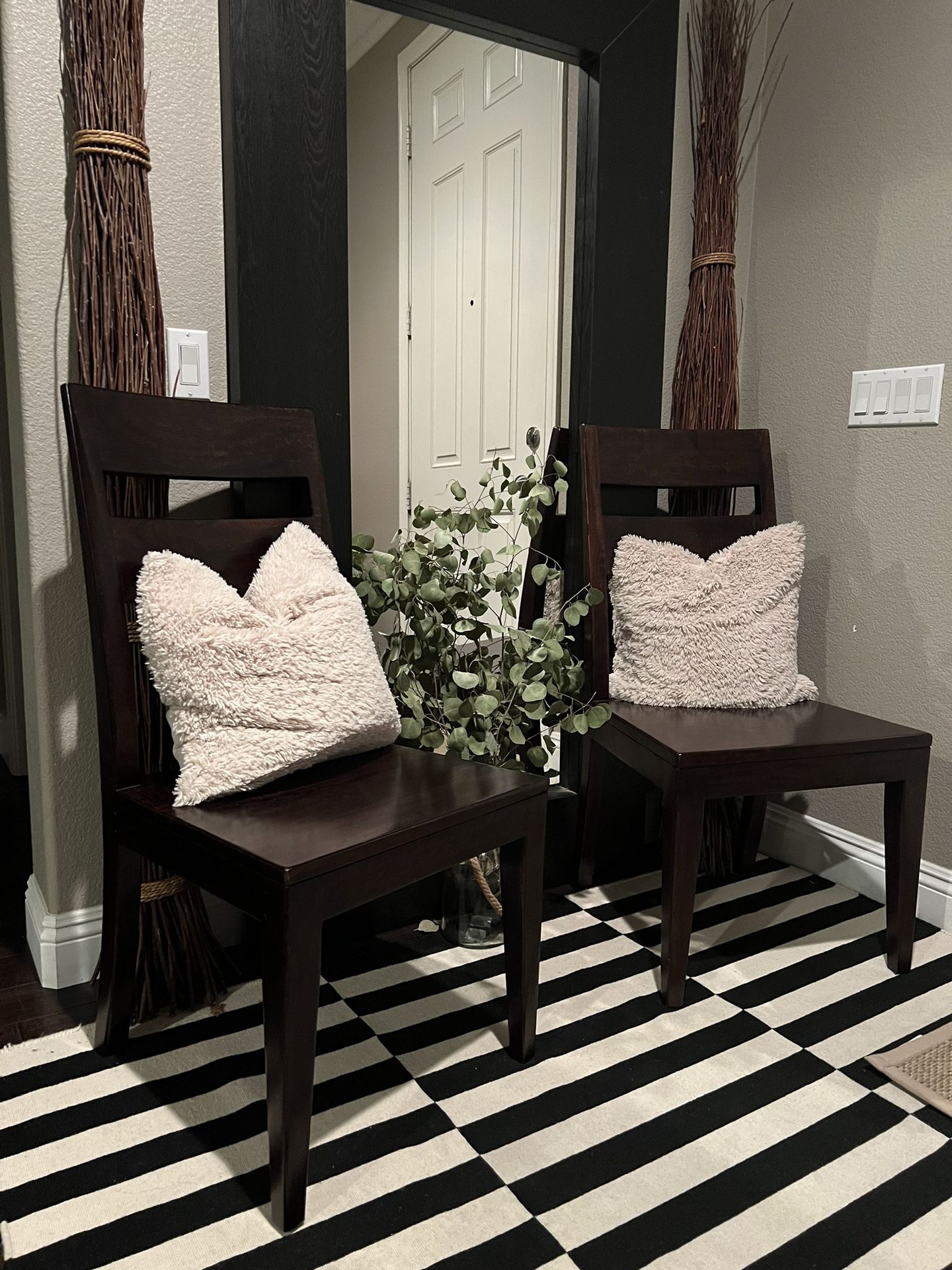 4 Crate and Barrel JAVA Basque Dining Chairs