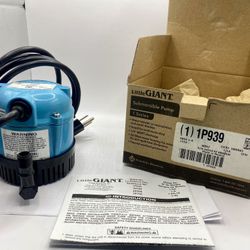 Little Giant Centrifugal Pump: 115 AC Submersible Pump 500203
