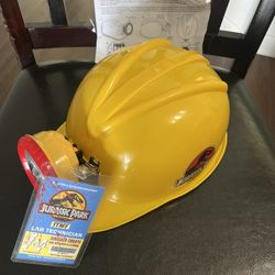 Jurassic Park Helmet With Lab Badge