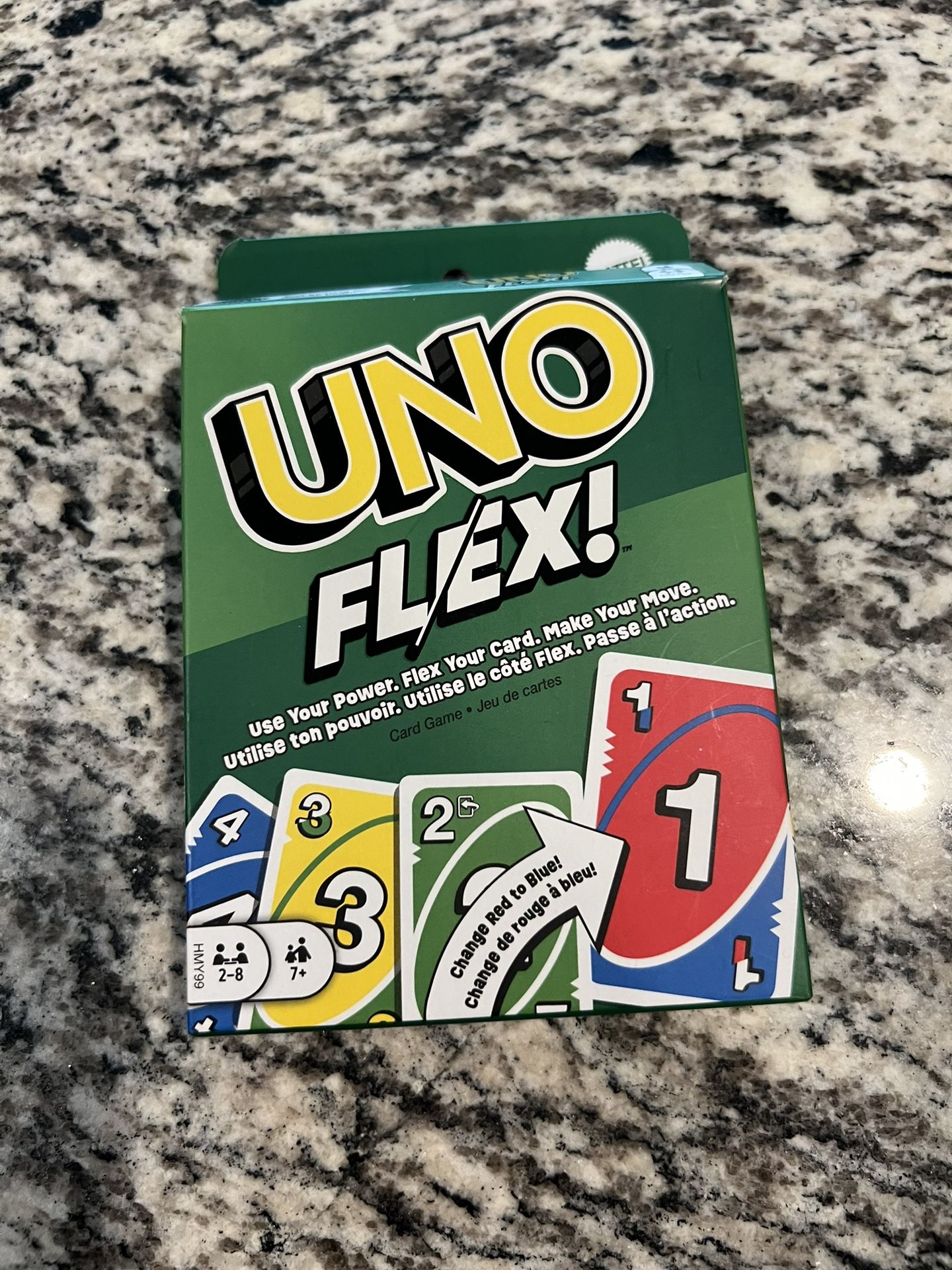 Uno Flex Card Game - Opened, Not Used