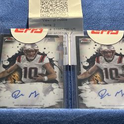 Drake Maye Rookie Autos Set Of “2”