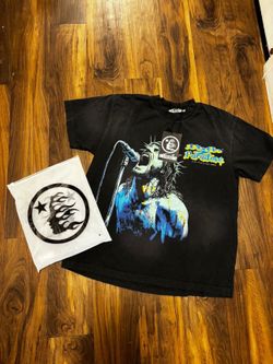 Hellstar Black Logo Graphic Crew Neck Short Sleeve T-Shirt Size L New Tags