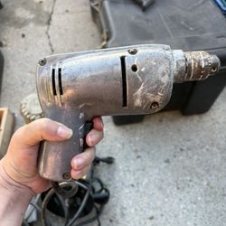 vintage ShopCraft Model 9748T metal corded electric drill