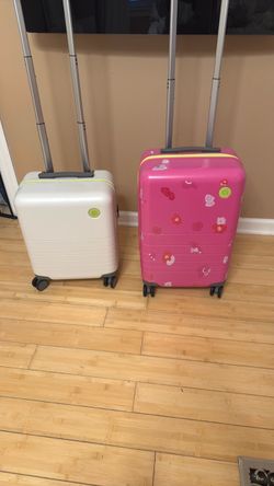 Drunk elephant rolling suitcases