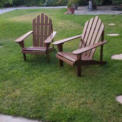 Two Wooden Chairs 