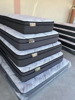 Colchones white bamboo pillow top