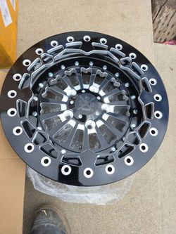LPG whip 15" true 3 piece beadlock wheels 5x4.5 polaris rzr turbo r Pro r Pro s 5 lug
