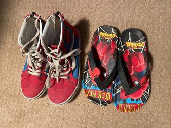 Vans And Sandals Spiderman