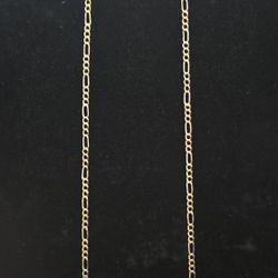 14k, 25 Inch Figaro Chain