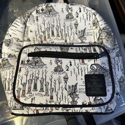 Brand New, Hot Topic : The Nightmare Before Christmas Mini Backpack 