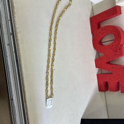 Turkish Necklace 10kt Yellow Gold 28.9 Grams 