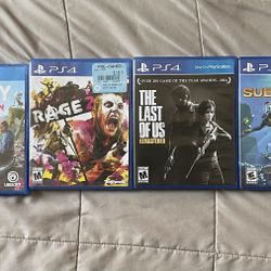 PS4 GAMES - buy together or separately 