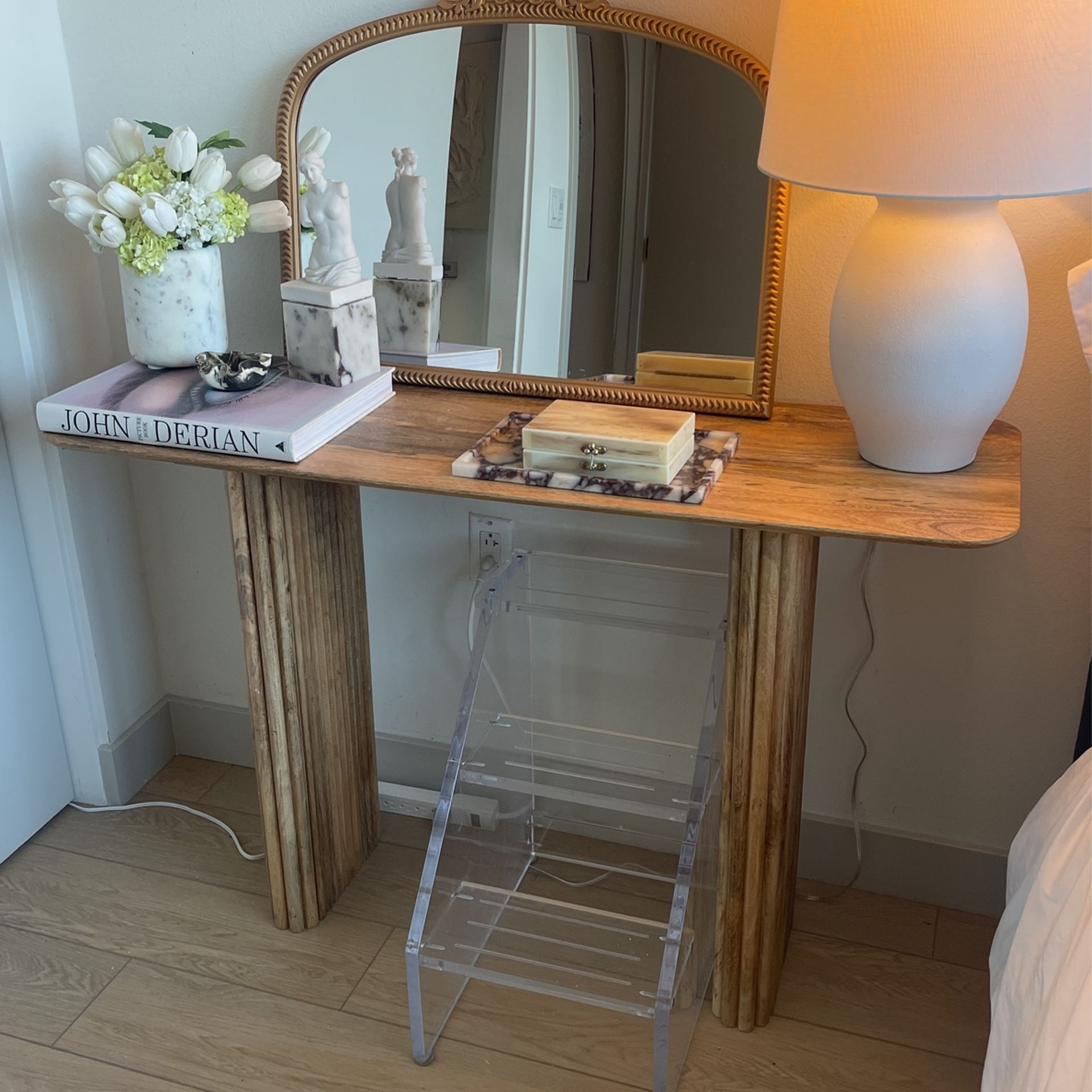 Wood Console Table