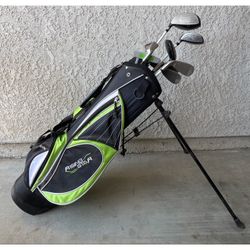 Rising Star Junior Golf Club Set with Stand Bag