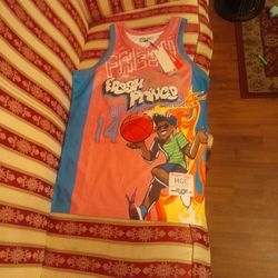Fresh Prince Pink ALL OVER BASKETBALL JERSEY 