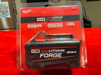 Brand New, Milwaukee M18 Red Lithium FORGE XC 8.0ah