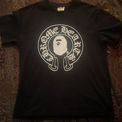 BAPE x Chrome hearts tee
