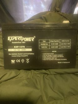 12V 7Ah Battery For Motorcycles, ATV’s, Alarm Backups, etc Only $15/firm