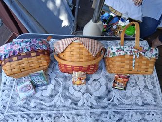 Longaberger Basket Bundle.