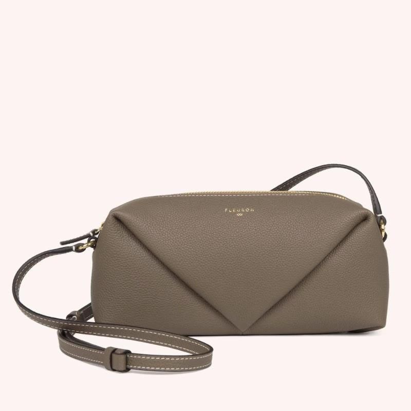 Fleuron Paris Mini Trinity in Taupe Leather