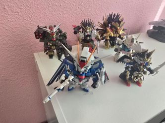 SD Gundam Model Kit Figures Lot of 6