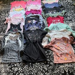 Size 7/8 Girls  Shirts. $1 Each
