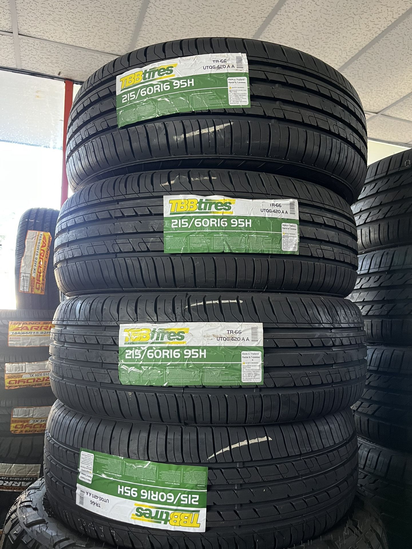 🔥📲215/60/R16 Vendo Llantas Nuevas Marca Tbb Tires