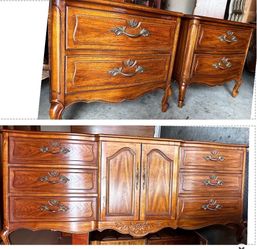French Provincial Dresser Combo