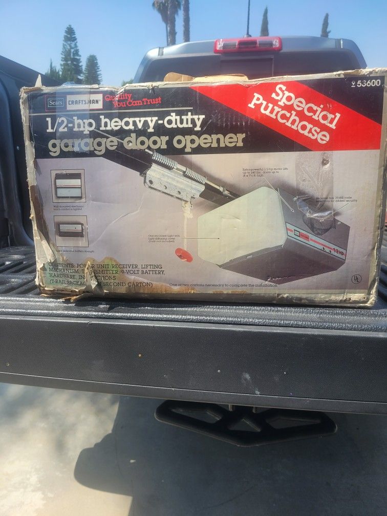 garage door opener.