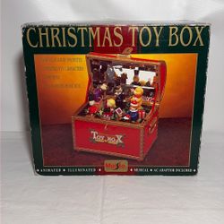 Maisto VTG 1997 Christmas Toy Box Animated Music Box Tested