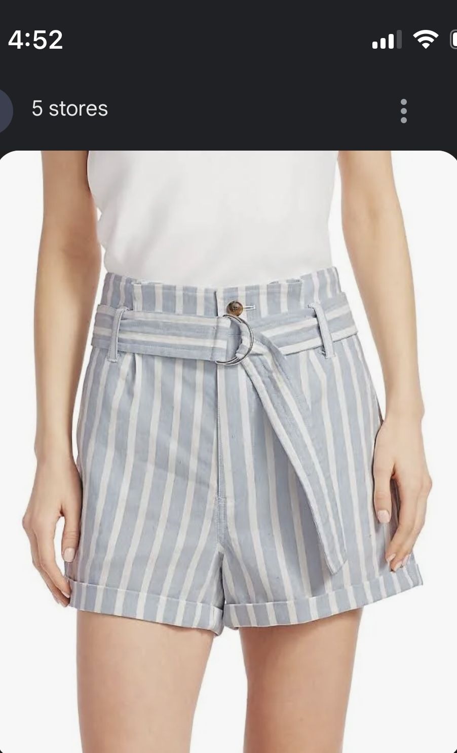 Brand New Frame Women Linen Shorts