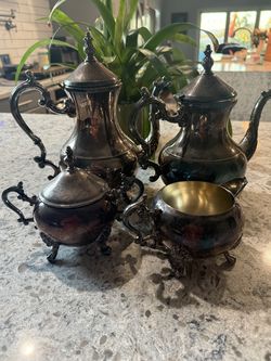 FB Rogers Silver Plated Tea Set