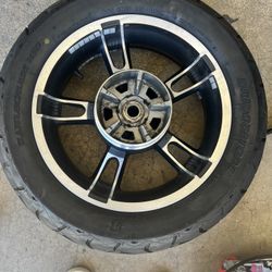 Harley Rim And Tire  Roadglide