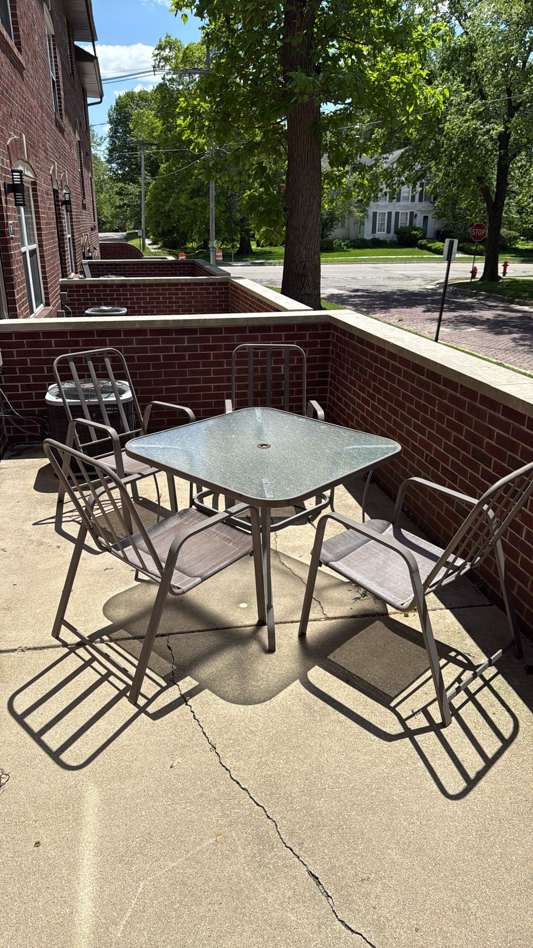 Table and chairs