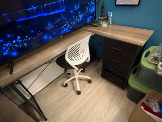 Desk with chair
