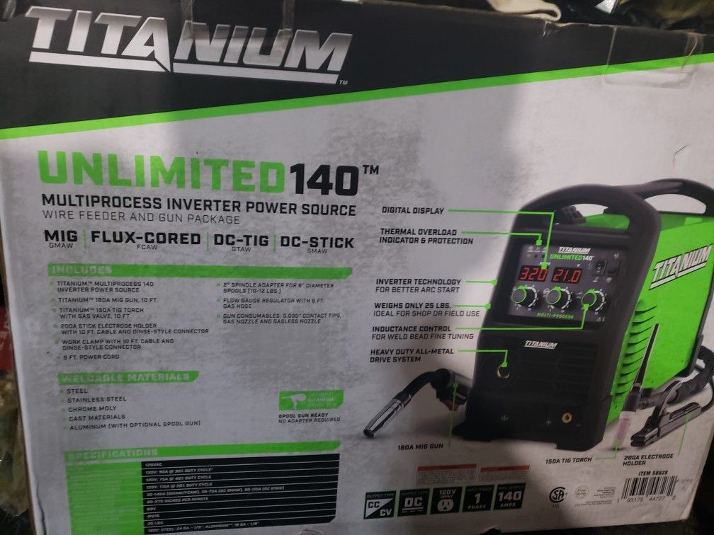 Titanium 140 Unlimited Welder