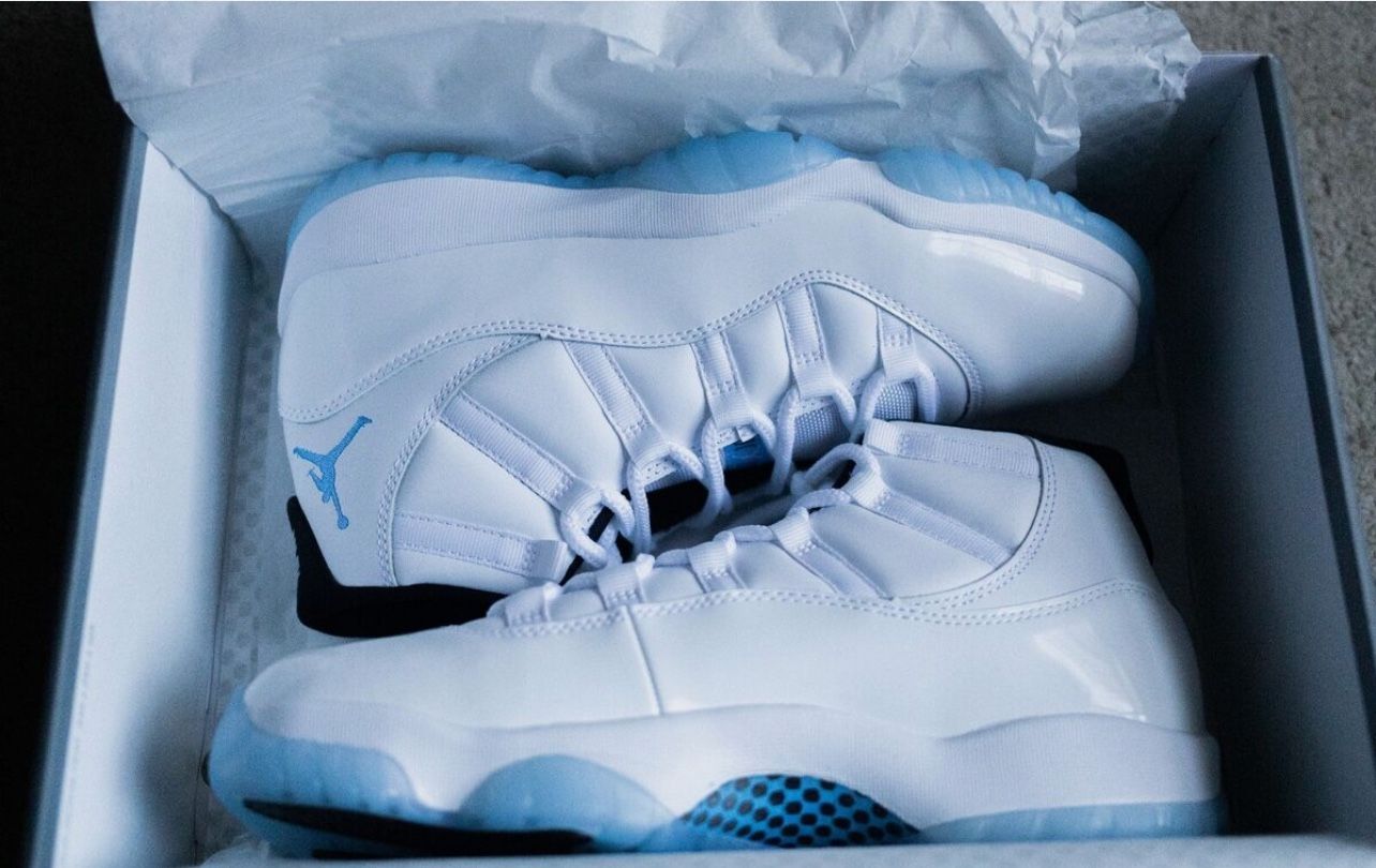 Jordan 11 Legend Blues SIZE 12 With Receipt!!!!